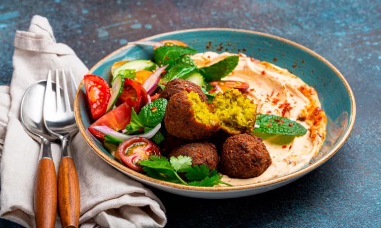 Buddha bowl de falafel