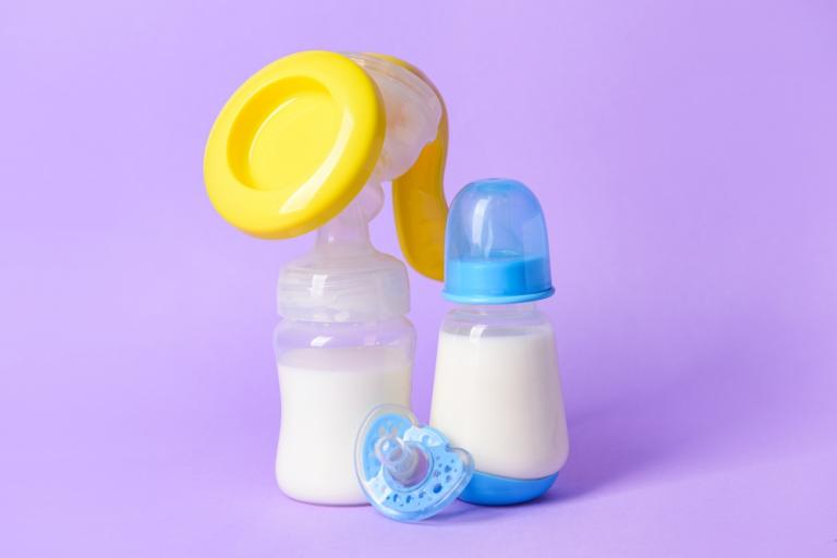 Succionador de leche materna