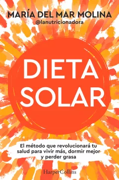 Libro 'Dieta solar' de María del Mar Molina Portada libro 'Dieta solar'