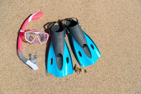 Equipamiento básico para hacer snorkel