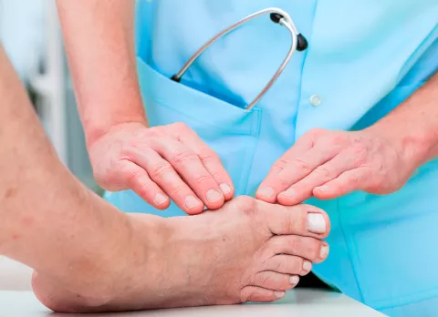 Problemas en los pies de los mayores