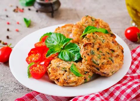 Receta de hamburguesa vegana de garbanzos Hamburguesa vegana de garbanzos