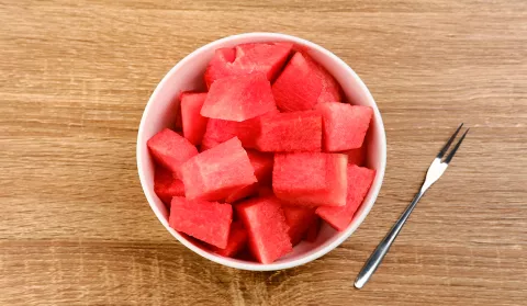 Dietas de un solo alimento Plato de Sandía