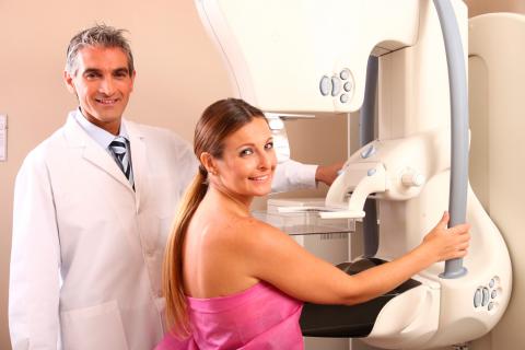 Preparación para una mamografía