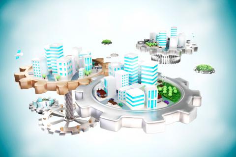 Concepto de Smart City o ciudad inteligente