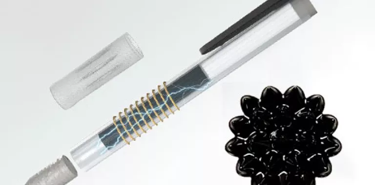 Bolígrafo con inteligencia artificial y tinta magnética