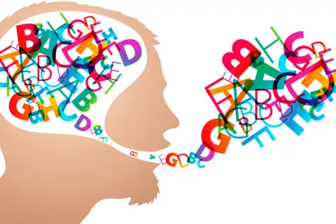 Crean un descodificador que convierte señales cerebrales en palabras Concepto para convertir señales cerebrales en palabras