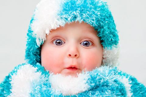 Bebé nacido en invierno