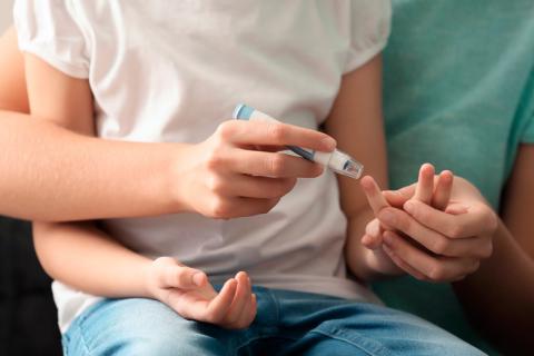 Diabetes en niños mal controlada y COVID