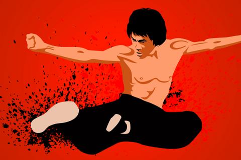 Ilustración de Bruce Lee