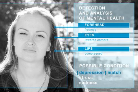 IA analizando a una persona para determinar si tiene depresión