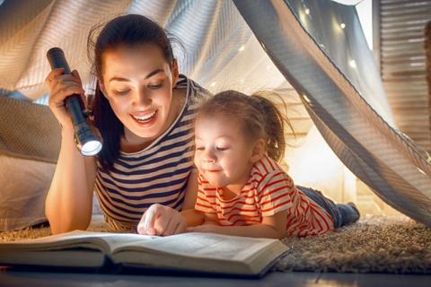 Reading aloud to children stimulates their cognitive and emotional development