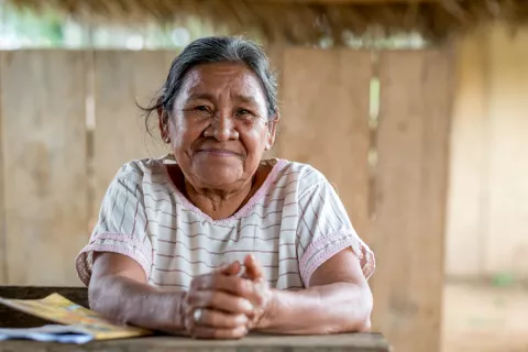 Mujer indígena boliviana Mujer mayor indígena en Bolivia