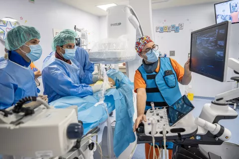 Cirujanos del Gregorio Marañón realizan nueva técnica a niña con cardiopatía congénita