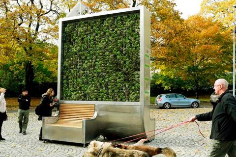 CityTree, el árbol artificial que absorbe la contaminación urbana