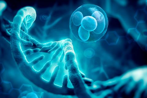 imagen concepto de ADN y cáncer
