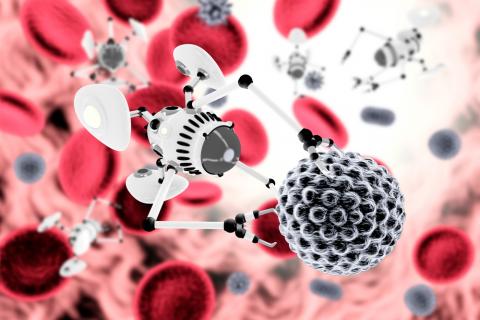 Nanomedicamento en sangre