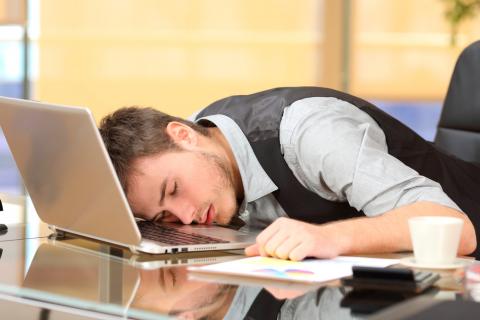 Afectado por narcolepsia en su puesto de trabajo