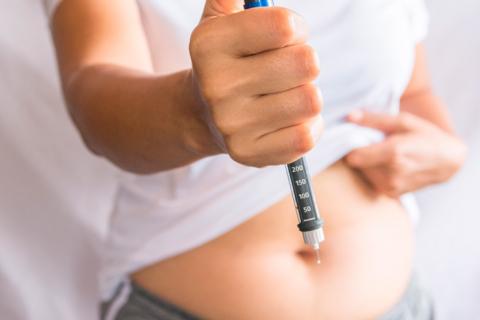 persona con obesidad y resistencia a la insulina