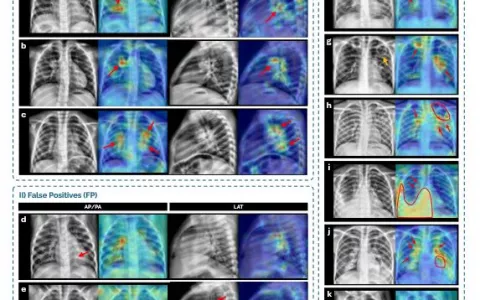 Mapas de activación generados mediante técnicas de explicabilidad que señalan las regiones de interés utilizadas por el modelo para tomar sus decisiones sobre las radiografías Radiografías de tórax