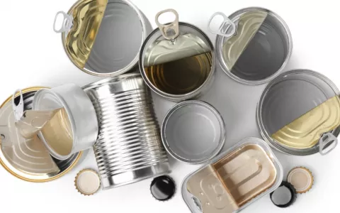 Latas de conservas que podrían contener bisfenol A Latas de conservas de diferentes formas y tamaños
