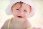 Niña con síndrome de Down
