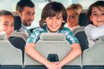 Trucos contra el mareo de los niños al viajar