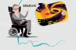 Stephen Hawking Ilustración de Stephen Hawking