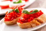 La pirámide de la dieta mediterránea: principales alimentos Bruschetta