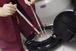 Embriones congelados en un laboratorio