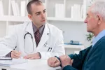 Preparación para un cultivo de esputo Paciente en la consulta del doctor
