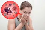 Los ácaros del polvo causan alergia al 60% de los españoles Mujer alérgica a los ácaros del polvo
