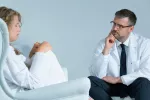 La esquizofrenia se puede detectar con mucha antelación Doctor con paciente de esquizofrenia