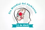 Día Mundial del Párkinson, empeñados en buscar una cura Dibujo cerebro sobre mapa mundi