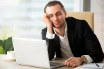 Hipersomnia Hombre con hipersomnia, trastorno del sueño
