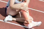 Periostitis tibial Runner afectado por periostitis tibial