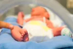 La voz materna calma el dolor de bebés prematuros en pruebas médicas Madre junto a la incubadora hablando a su bebé prematuro