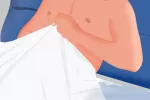 Erecciones matutinas y nocturnas ¿a qué se deben? Ilustración de las erecciones matutinas
