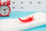 Compresas y calendario: concepto primera menstruación