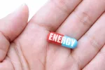 Píldora con la inscripción 'energy'