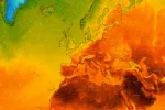 La mortalidad por olas de calor aumenta un 30% en Europa en 20 años Mapa de calor de Europa