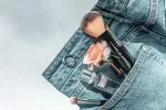 El kit de belleza de viaje definitivo para un fin de semana perfecto Un pantalón vaquero con los utensilios básicos de belleza para un viaje