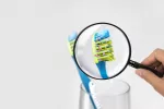 Tu cepillo de dientes y tu ducha esconden más de 600 virus desconocidos Una persona observando un cepillo de dientes con una lupa