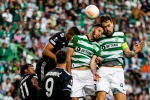 Riesgos de los cabezazos en futbolistas profesionales Cabezazo entre dos futbolistas del Sporting de Lisboa