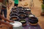 Dieta africana para reducir la inflamación Platos de comida tradicional africana en las calles de Tanzania