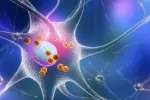 Neurona deteriorada por el párkinson Ilustración en 3D de neuronas que se degeneran por enfermedad de Parkinson