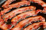 Bacon con exceso de grasas