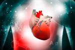Imagen 3d corazón e insuficiencia cardíaca