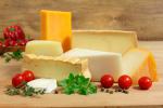 Distintas variedades de queso