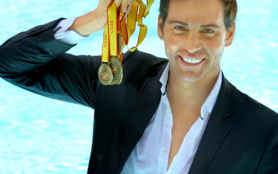 El nadador David Meca